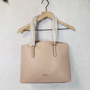 KATE SPADE Abbott Large Tote Pele Vellum NWT